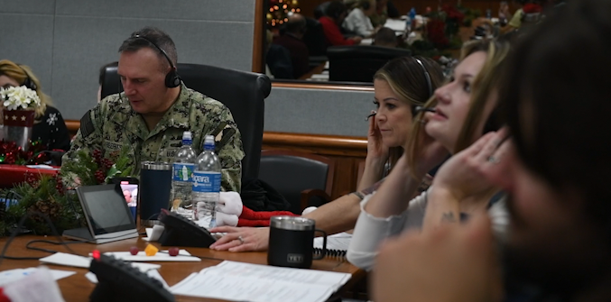 Team at NORAD tracks Santa and fields calls from kids as well. 